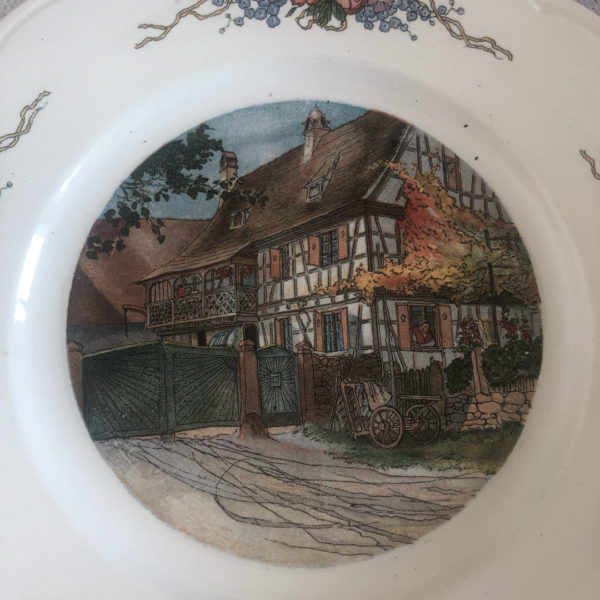 Assiettes plates Sarreguemines Obernai – Image 3