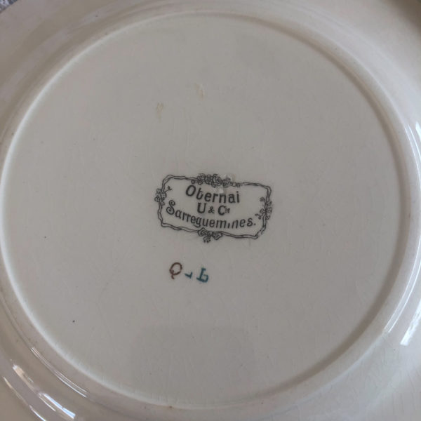 Assiettes plates Sarreguemines Obernai – Image 6