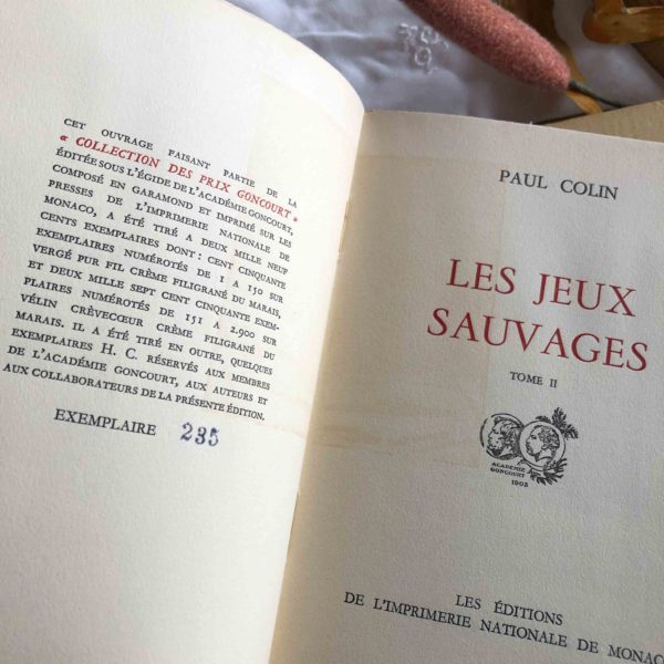 Les jeux sauvages - Paul COLIN – Image 4