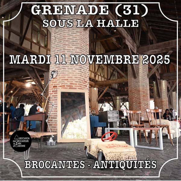 Brocante Grenade sur Garonne le 11 novembre 2025