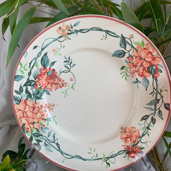 Assiettes plates Luneville