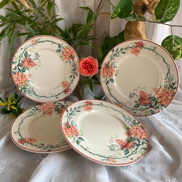 Assiettes plates Luneville