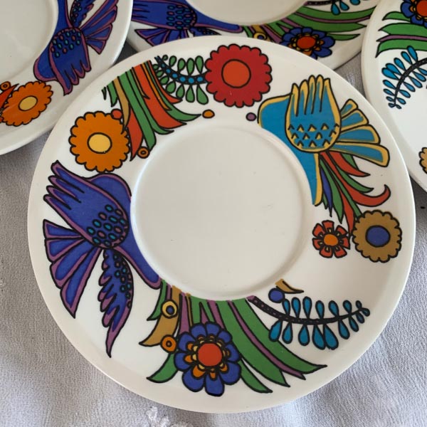 4 sous tasses Villeroy & Boch modèle Acapulco