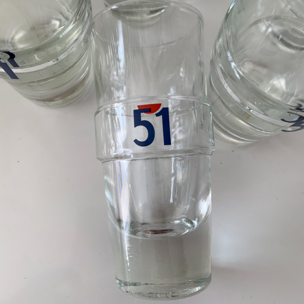 Verres Pastis 51