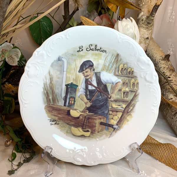 Assiettes les vieux métiers Terra Vecchia