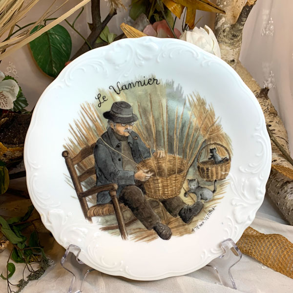 Assiettes les vieux métiers Terra Vecchia