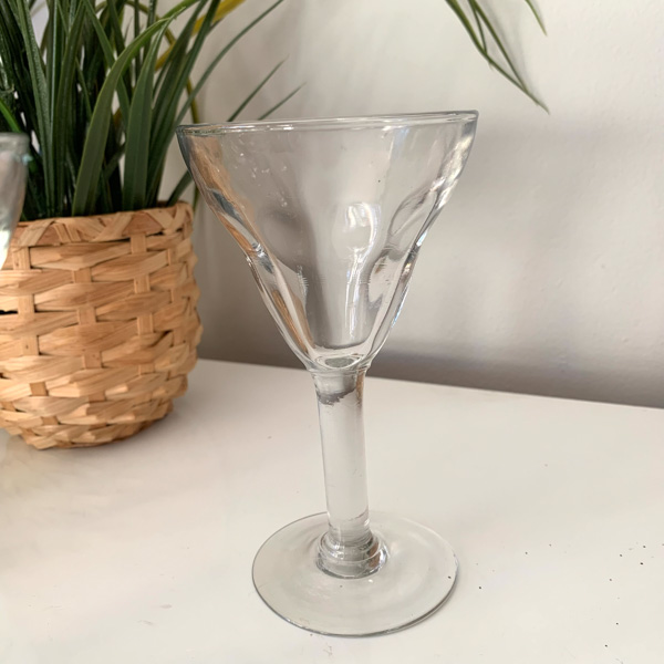 Anciens verres bistrot bullés