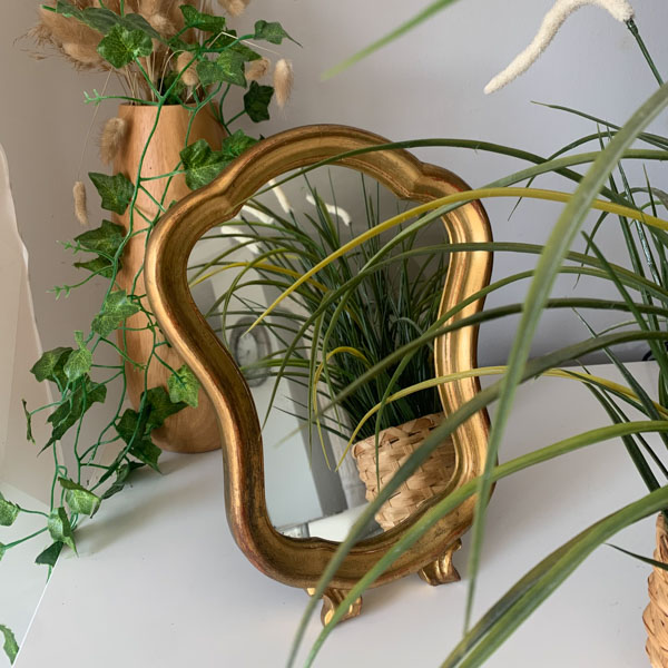 Miroir doré style Louis XV